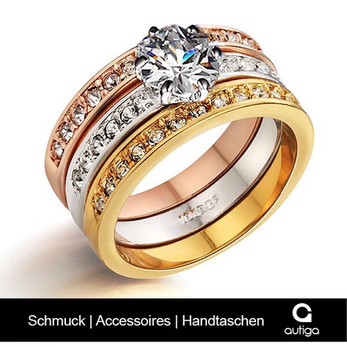 Ring damen solitärring - ring,