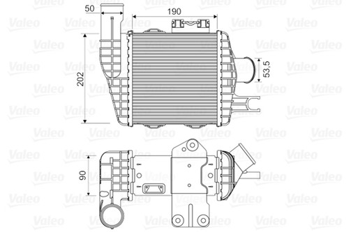 Valeo ladeluftkühler 818349 - valeo,