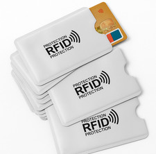 5-20x RFID Schutzhülle | NFC Blocker Datenschutz Kreditkarte EC Karte Schutz