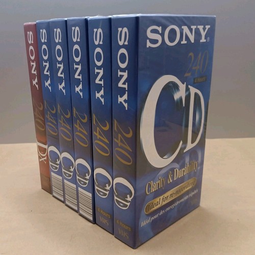 Vhs leerkassetten sony cd - 6x,