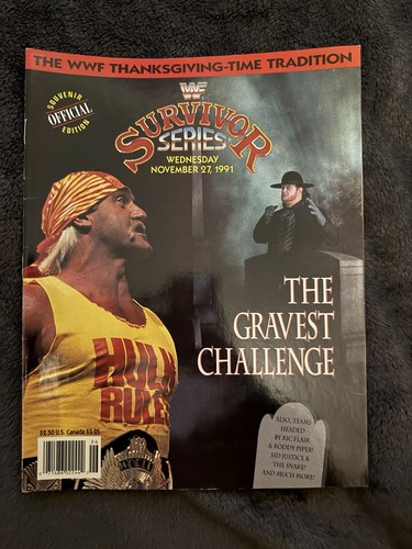 Wwe survivor series program - wwe,