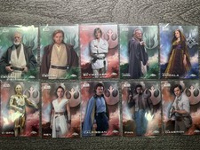 Star Wars Chrome 2025 bundle, heroes , Jedi , Resistance cards, Luke Skywalker