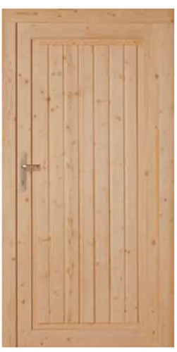 Nebeneingangstür aus holz 326 - aus,