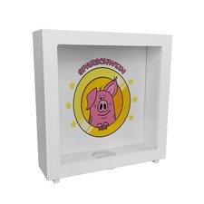 Rahmen Spardose aus Holz mit