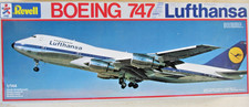 REVELL Boeing B747-800 Lufthansa  1:144 teilgebaut