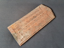 Antike Dachziegel , Dachstein , Schindel , datiert , verziert , Feierabendziegel