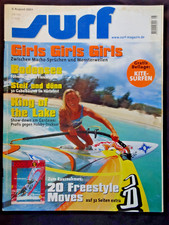 SURF MAGAZIN 8/01, TEST 30 GABELBÄUME, ARROWS,GUN SAILS,ASCAN,NAISH,NAUTIX,TECNO
