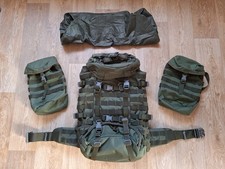 Wisport Rucksack Raccoon 45 mit Seitentaschen (9L) oliv -Bushcraft Jagd Survival