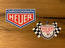 2x Heuer Rally Aufkleber Retro