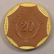 Sachsen 20 Mark Notgeld