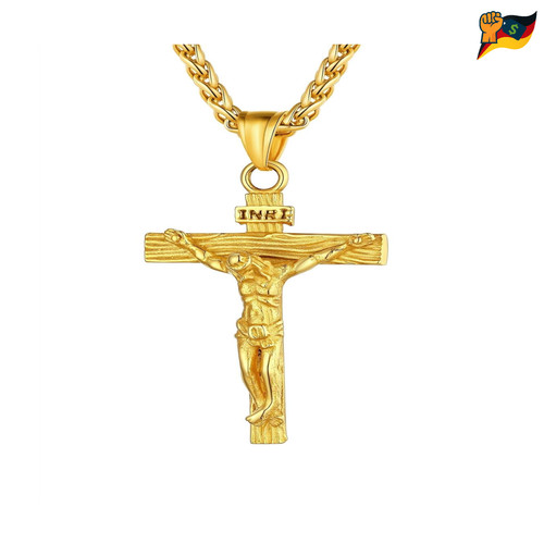 Kreuz halskette inri jesus - kreuz,