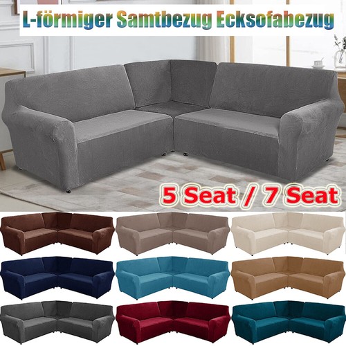 Elastischer ecksofabezug - elastischer,