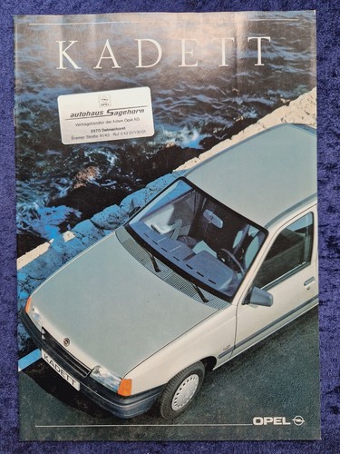Opel kadett prospekt 1990 - opel,
