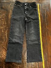 Levi’s Ribcage Crop Boot – Schwarz, Größe 25 – wie neu