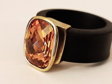 Ring Silber Kautschuk