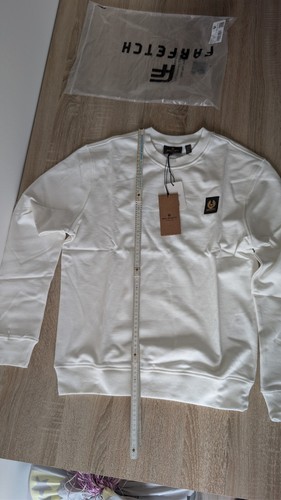 Belstaff herren pullover ecru - belstaff,