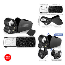 2 Stück Juweliere Lupe 30X