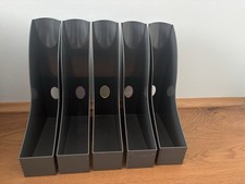 Stehordner Plastik Grau 5er Set