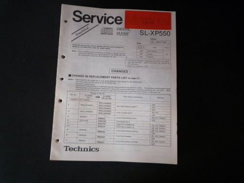 Original service manual - service,