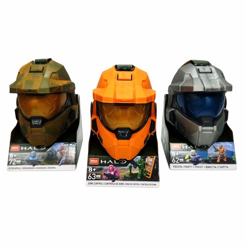 3er set halo spartan helm - spartan,