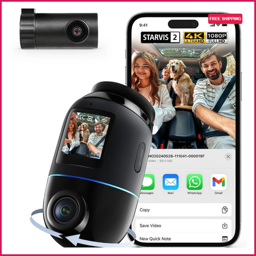 70mai dash cam - cam, 360