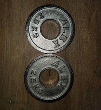 2 Hantelscheiben von ALEX a´ 2,5 Kg