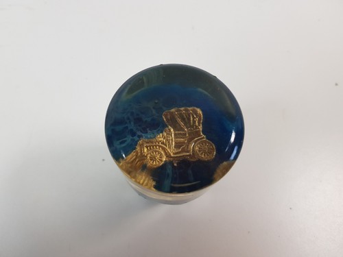 Schalthebelknauf resin blau - resin,