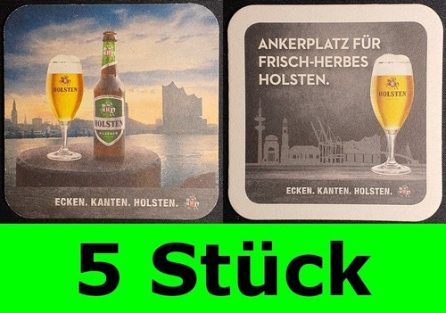 Stück bierdeckel holsten - 5,