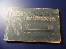80 beliebte Lieder für Harmonium, P.J.Tonger Köln, ca. 1910, gebraucht