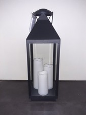  Laterne XXL  3 LED Kerzen
