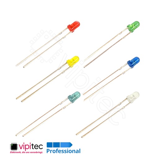 3mm led auswahl rot - auswahl,