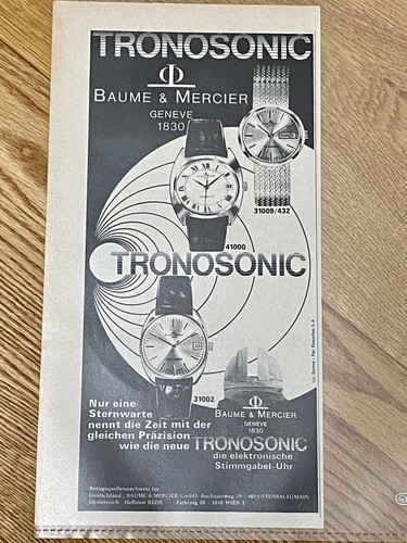 Baume mercier tronosonic - &,