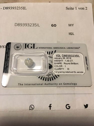 Diamant igl zertifiziert - diamant,