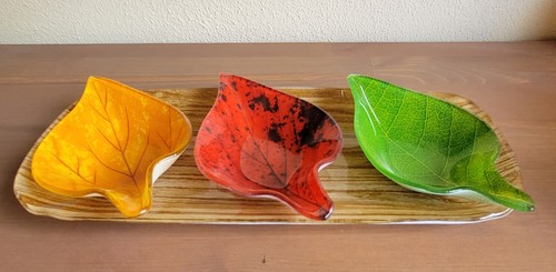 Snackschalen blätterdesign - snackschalen,