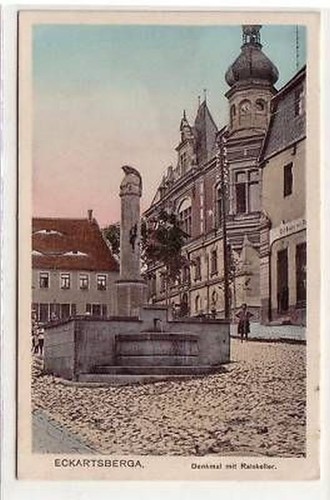 42977 eckartsberga denkmal - ak,