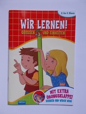 Wir lernen Größen u. Einheiten A4 Mathe 2. - 4. Klasse Schreib und wisch weg