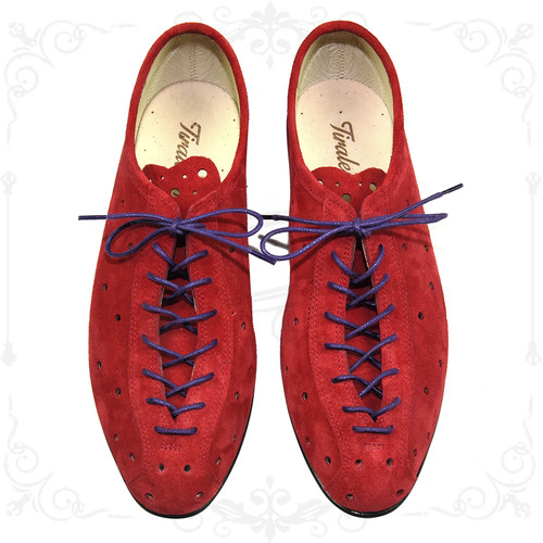 Pazierschuhe aus rotem - pazierschuhe,