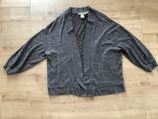 Cardigan / offene Jacke Oversize für Damen von H&M L.O.G.G. Gr. XS/S Grau