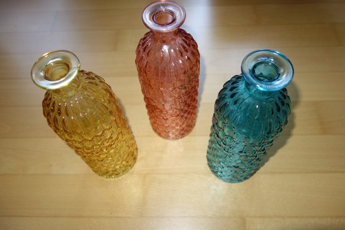 Flaschenvase dekovase gelb - dekovase,