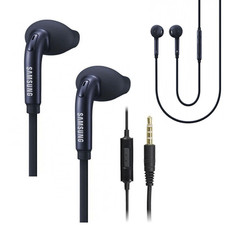 Original Samsung In-Ear Headset Kopfhörer Mikrofon Schwarz 3,5mm Klinke 