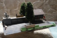 Faller    B-267   (Spur H0)  Möbelfabrik - fertig gebaut + gesupert