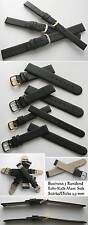 ECHTLEDERUHRBAND MATT Typ: Business R Schwarz Auswahl: 12, 14, 16, 18, 20, 22 mm