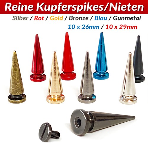 10mm metall leder - 10mm, nieten
