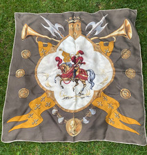 Fabelhaftes  Seide Tuch  Gross Halstuch Schal  77x77 cm Made in ITALY