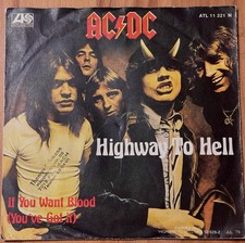 AC DC Highway To Hell Vinyl 7