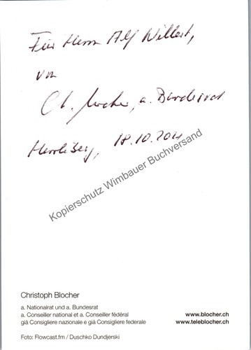 Original autogramm christoph - autogramm,