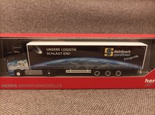 Herpa H0 1:87 in OVP; 309875 Volvo FH GL XL Gardinenplanen-Sattelzug "Steinbach"