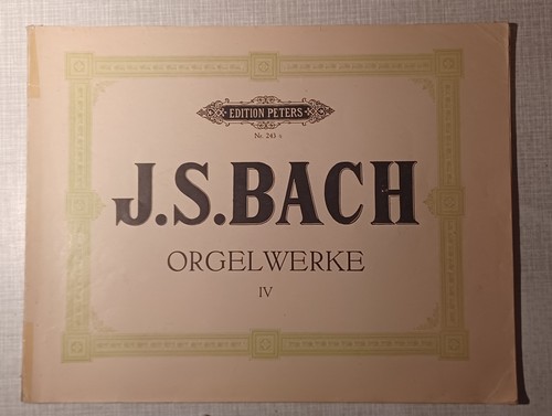 Bach orgelwerke iv 4 - j.s.bach,