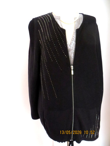 Monari strickjacke schwarz - monari,