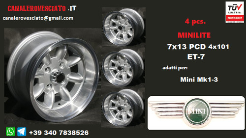 Alufelgen minilite zoll - alufelgen,